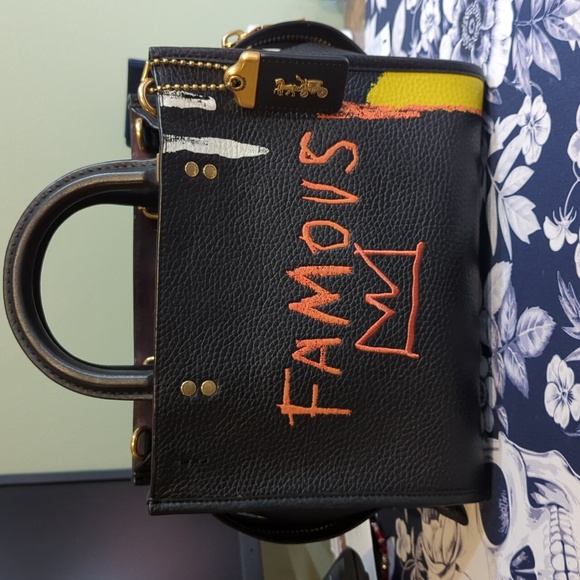 Coach Handbags - Coach X Jean Michel Basquiat Rogue 25